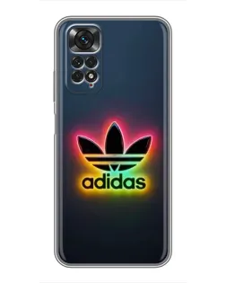 Чехол для Xiaomi Redmi Note 11 / 11s с картинкой «Неоновый Adidas» Чехол для Xiaomi Redmi Note 11 / 11s с картинкой «Неоновый Adidas»