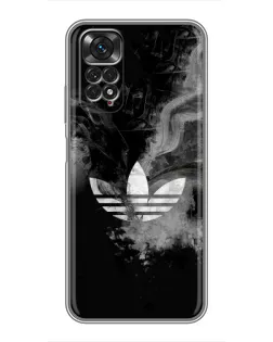 Чехол для Xiaomi Redmi Note 11 / 11s с картинкой «Абстрактный дым Adidas» Чехол для Xiaomi Redmi Note 11 / 11s с картинкой «Абстрактный дым Adidas»