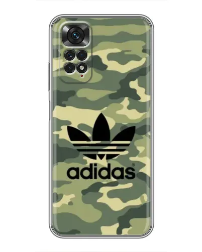 Чехол для Xiaomi Redmi Note 11 / 11s с картинкой «Милитари стиль Adidas»