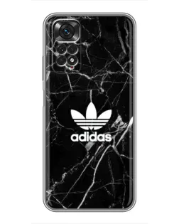 Чехол для Xiaomi Redmi Note 11 / 11s с картинкой «Белый мрамор Adidas» Чехол для Xiaomi Redmi Note 11 / 11s с картинкой «Белый мрамор Adidas»