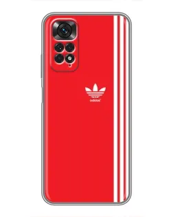 Чехол для Xiaomi Redmi Note 11 / 11s с картинкой «Красный минимализм Adidas» Чехол для Xiaomi Redmi Note 11 / 11s с картинкой «Красный минимализм Adidas»