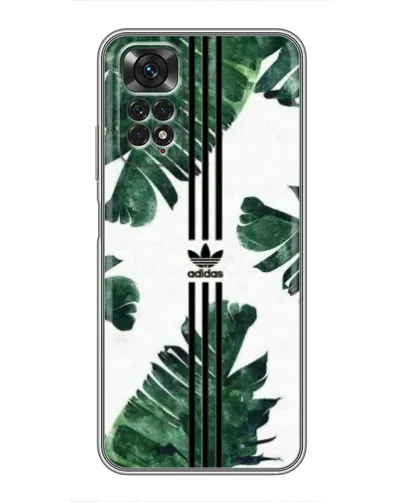 Чехол для Xiaomi Redmi Note 11 / 11s с картинкой «Пальмовые листья адидас»