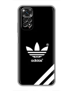 Чехол для Xiaomi Redmi Note 11 / 11s с картинкой «Adidas с диагональными полосами»