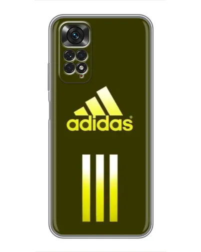Чехол для Xiaomi Redmi Note 11 / 11s с картинкой «Оливковый градиент Adidas»