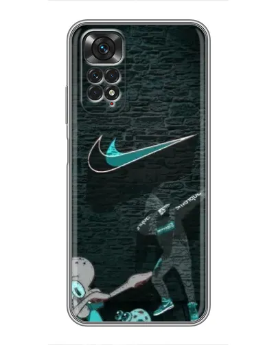 Чехол для Xiaomi Redmi Note 11 / 11s с картинкой «Спортивный арт Nike»
