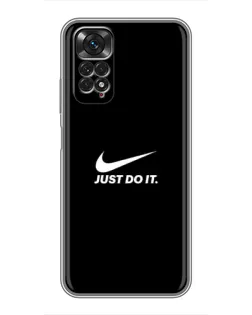 Чехол для Xiaomi Redmi Note 11 / 11s с картинкой «Минимализм от Nike» Чехол для Xiaomi Redmi Note 11 / 11s с картинкой «Минимализм от Nike»