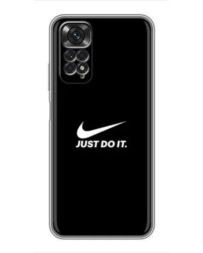 Чехол для Xiaomi Redmi Note 11 / 11s с картинкой «Минимализм от Nike»