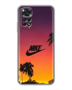 Чехол для Xiaomi Redmi Note 11 / 11s с картинкой «Nike на закате солнца» Чехол для Xiaomi Redmi Note 11 / 11s с картинкой «Nike на закате солнца»