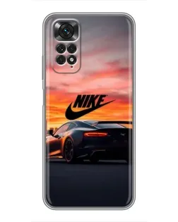 Чехол для Xiaomi Redmi Note 11 / 11s с картинкой «Nike и суперкар» Чехол для Xiaomi Redmi Note 11 / 11s с картинкой «Nike и суперкар»