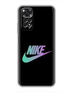 Чехол для Xiaomi Redmi Note 11 / 11s с картинкой «Nike — городская ночь» Чехол для Xiaomi Redmi Note 11 / 11s с картинкой «Nike — городская ночь»