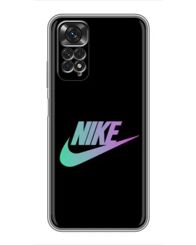 Чехол для Xiaomi Redmi Note 11 / 11s с картинкой «Nike — городская ночь»