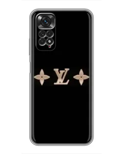 Чехол для Xiaomi Redmi Note 11 / 11s с картинкой «Louis Vuitton — минимализм»
