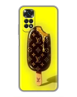 Чехол для Xiaomi Redmi Note 11 / 11s с картинкой «Мороженое от LV»