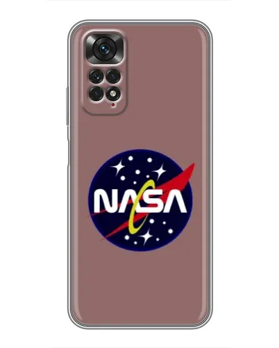 Чехол для Xiaomi Redmi Note 11 / 11s с картинкой «NASA — ретро космос»