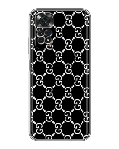 Чехол для Xiaomi Redmi Note 11 / 11s с картинкой «Gucci — сетчатый паттерн»