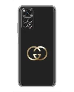 Чехол для Xiaomi Redmi Note 11 / 11s с картинкой «Минимализм Gucci»