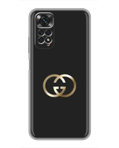 Чехол для Xiaomi Redmi Note 11 / 11s с картинкой «Минимализм Gucci»