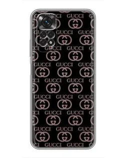 Чехол для Xiaomi Redmi Note 11 / 11s с картинкой «Классическая монограмма Gucci»