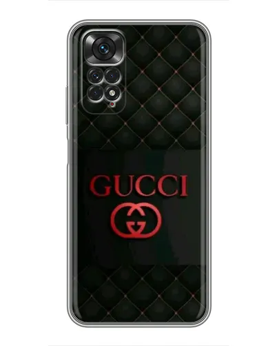 Чехол для Xiaomi Redmi Note 11 / 11s с картинкой «Gucci — стеганый черный»