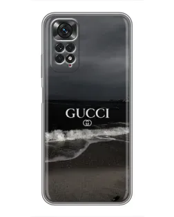 Чехол для Xiaomi Redmi Note 11 / 11s с картинкой «Gucci — морской прибой»