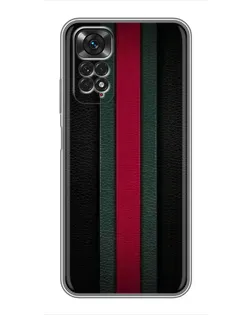 Чехол для Xiaomi Redmi Note 11 / 11s с картинкой «Gucci — неоновая линия»
