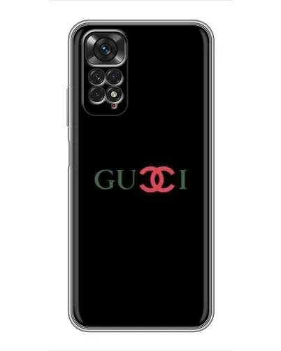 Чехол для Xiaomi Redmi Note 11 / 11s с картинкой «Gucci — красный градиент»
