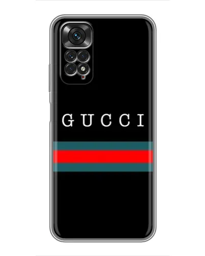 Чехол для Xiaomi Redmi Note 11 / 11s с картинкой «Gucci — красный пояс»