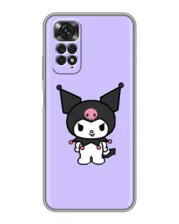 Чехол для Xiaomi Redmi Note 11 / 11s с картинкой «Kuromi — нежный фиолетовый» Чехол для Xiaomi Redmi Note 11 / 11s с картинкой «Kuromi — нежный фиолетовый»