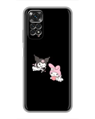 Чехол для Xiaomi Redmi Note 11 / 11s с картинкой «My Melody и Kuromi»