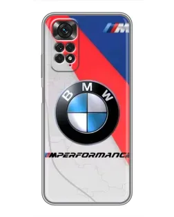 Чехол для Xiaomi Redmi Note 11 / 11s с картинкой «BMW Performance стиль»