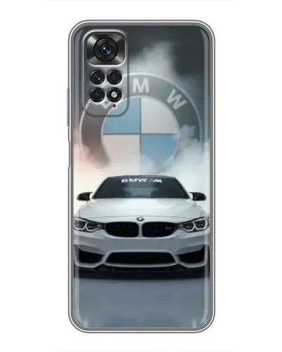 Чехол для Xiaomi Redmi Note 11 / 11s с картинкой «BMW в белом дыму» Чехол для Xiaomi Redmi Note 11 / 11s с картинкой «BMW в белом дыму»