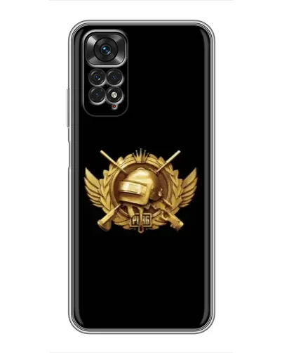 Чехол для Xiaomi Redmi Note 11 / 11s с картинкой «PUBG — оранжевый градиент»