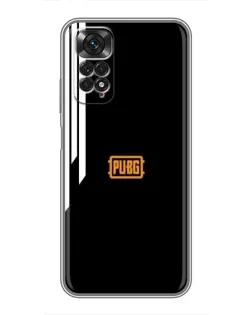 Чехол для Xiaomi Redmi Note 11 / 11s с картинкой «PUBG — вертикальные линии»