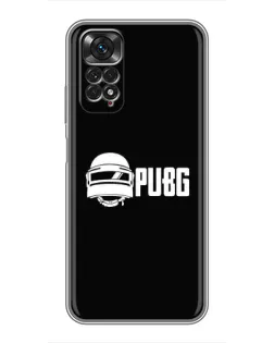 Чехол для Xiaomi Redmi Note 11 / 11s с картинкой «PUBG — классический лого»