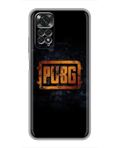 Чехол для Xiaomi Redmi Note 11 / 11s с картинкой «PUBG — золотой логотип»