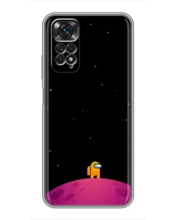 Чехол для Xiaomi Redmi Note 11 / 11s с картинкой «Одинокий герой на планете»