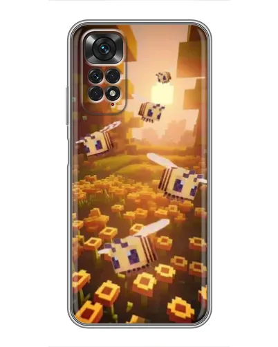 Чехол для Xiaomi Redmi Note 11 / 11s с картинкой «Поле подсолнухов»
