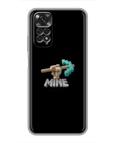 Чехол для Xiaomi Redmi Note 11 / 11s с картинкой «Алмазная кирка»