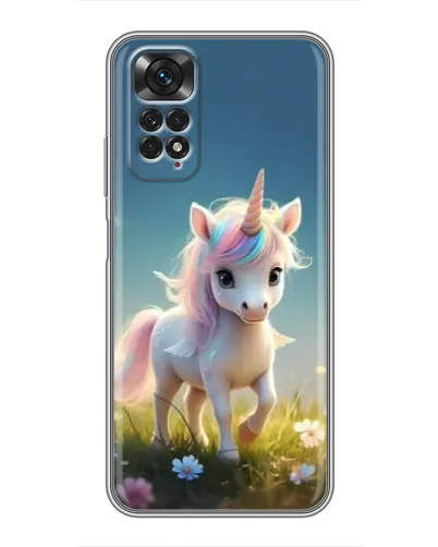 Чохол для Xiaomi Redmi Note 11 / 11s з картинкою «Єдиноріг на галявині»