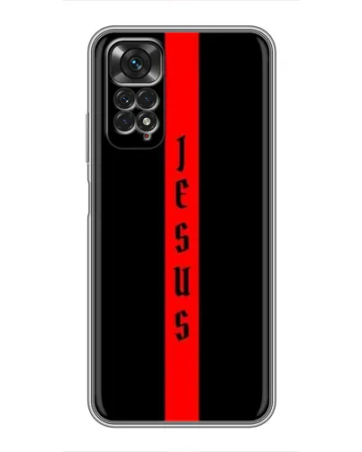 Чехол для Xiaomi Redmi Note 11 / 11s с картинкой «Красная линия веры»