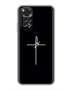 Чехол для Xiaomi Redmi Note 11 / 11s с картинкой «Тонкий крест»