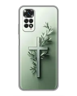 Чехол для Xiaomi Redmi Note 11 / 11s с картинкой «Оливковая ветвь»