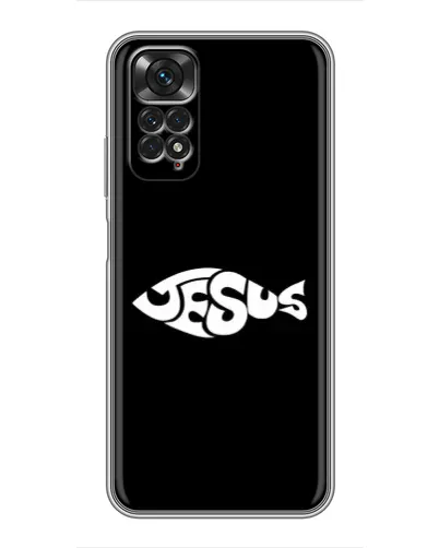 Чехол для Xiaomi Redmi Note 11 / 11s с картинкой «Рыба Jesus» Чехол для Xiaomi Redmi Note 11 / 11s с картинкой «Рыба Jesus»