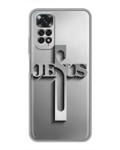 Чехол для Xiaomi Redmi Note 11 / 11s с картинкой «Металлический крест Jesus» Чехол для Xiaomi Redmi Note 11 / 11s с картинкой «Металлический крест Jesus»