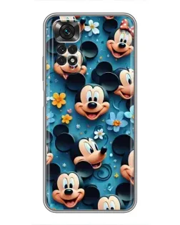 Чехол для Xiaomi Redmi Note 11 / 11s с картинкой «Паттерн Микки и Минни» Чехол для Xiaomi Redmi Note 11 / 11s с картинкой «Паттерн Микки и Минни»