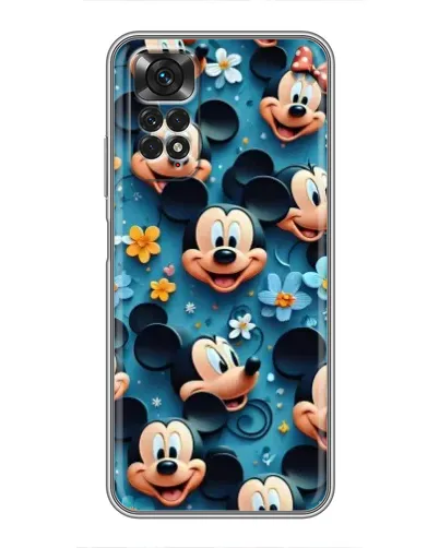 Чехол для Xiaomi Redmi Note 11 / 11s с картинкой «Паттерн Микки и Минни» Чехол для Xiaomi Redmi Note 11 / 11s с картинкой «Паттерн Микки и Минни»