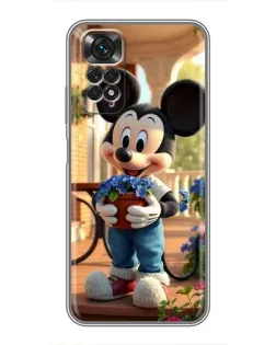 Чехол для Xiaomi Redmi Note 11 / 11s с картинкой «Микки садовод» Чехол для Xiaomi Redmi Note 11 / 11s с картинкой «Микки садовод»