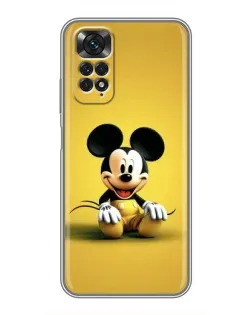 Чехол для Xiaomi Redmi Note 11 / 11s с картинкой «Микки на желтом» Чехол для Xiaomi Redmi Note 11 / 11s с картинкой «Микки на желтом»
