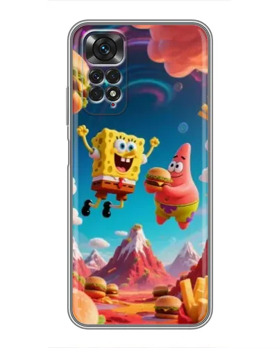 Чехол для Xiaomi Redmi Note 11 / 11s с картинкой «Космический фастфуд» Чехол для Xiaomi Redmi Note 11 / 11s с картинкой «Космический фастфуд»