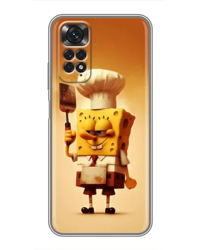 Чехол для Xiaomi Redmi Note 11 / 11s с картинкой «Губка Боб повар» Чехол для Xiaomi Redmi Note 11 / 11s с картинкой «Губка Боб повар»
